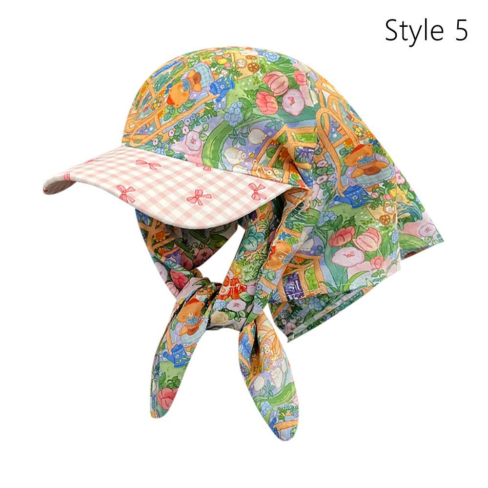 Sweet Loli Headscarf Hat French Retro Peaked Cap Versatile Baseball Cap Outdoor Seaside Vacation