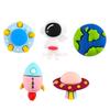 5pcs Creative Astronaut Thumbtack Kindergarten Photo Wall Decoration Color Photo Wall Felt Big Head