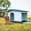 Xinding Rainproof & Windproof Outdoor Plastic Dog Kennel - Winter Dog House for Medium to Large Dogs