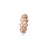 Swarovski Una Angelic Round Cut Design Rose Gold Ring Women Rings 5636274