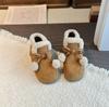 Kids Warm Lined Sneakers Walking Shoes School Walking and Daily Activity Youth Everyday Footwear Casual Play Shoes Sizes 26-34