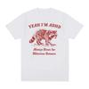 Funny Yeah I'm ADHD Raccoon Meme T Shirts Men Women Fashion Casual O-Neck Oversized T-shirt High Quality Cotton Tops Tshirt