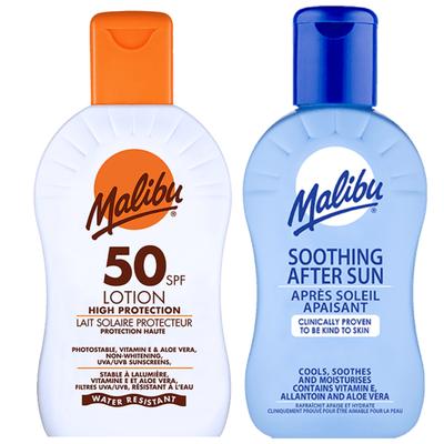 Malibu SPF50 Balm 100ml + After Sun Balm 100ml