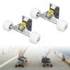 2PCS   Trucks Set with 4 Wheels Aluminum Alloy 5 Inch Shock Absorption  Board Truck for Replacement