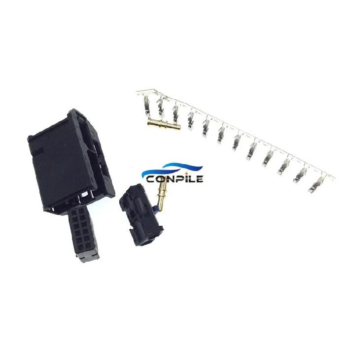 12pin terminal for BMW full LCD trument adapter plug shell ASD power amplifier fiber plug shell for TOPHIFI fiber connector
