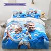 Set Copripiumino Trapuntato Modello Haaland Decorazione per la Casa Regalo (1 * copripiumino + 2 * federe senza imbottitura)