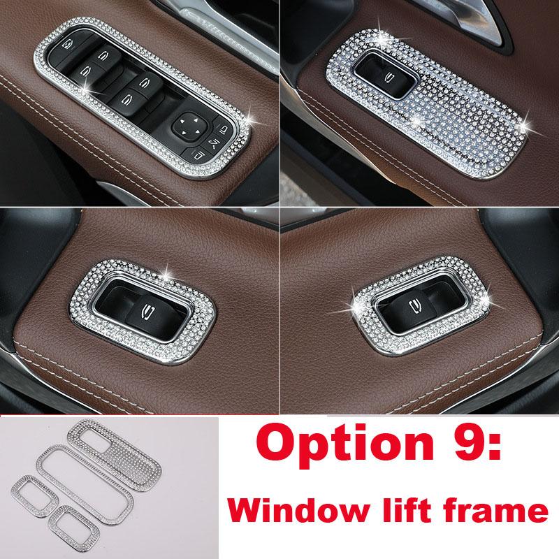 Adesivo de diamante para Mercedes Benz Classe A W177 V177 A200 A180 + adesivo de acessórios de decoração de interior de carro