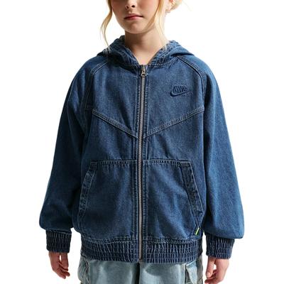 Colección Ropa Deportiva Cremallera Completa con Capucha Vaquera Manga Larga Chaquetas para Niños IF2306-435