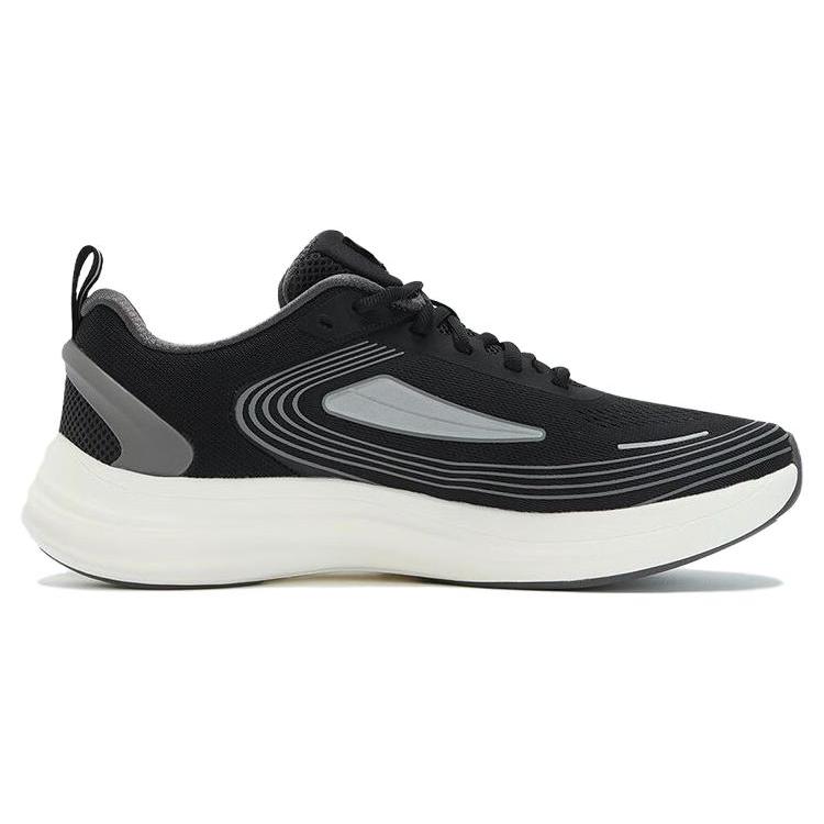 FILA NUVOLE EVO Lightweight Fabric Low top Running Shoes Men's Black White A12M331112FBA