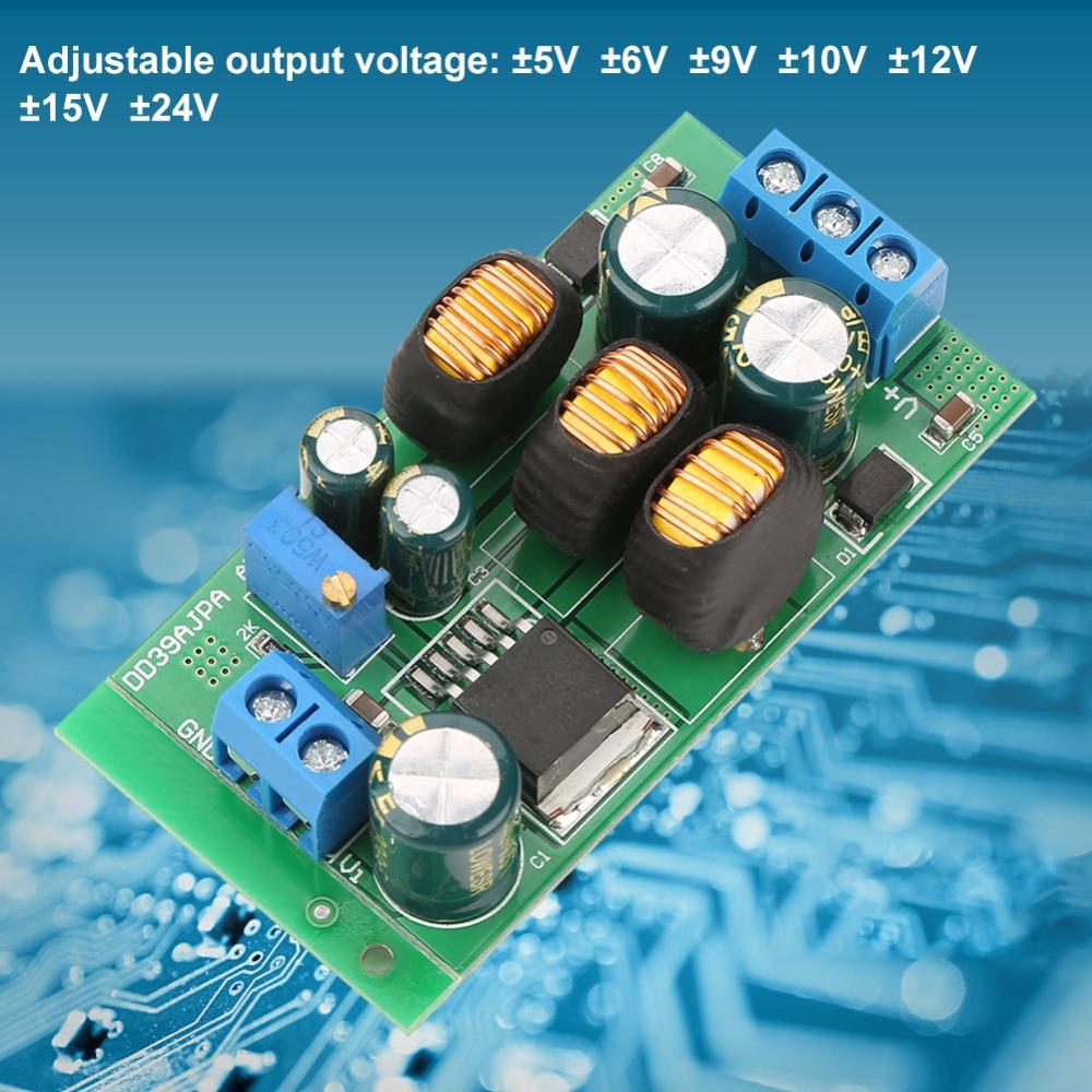 Adjustable Voltage DC-DC Power Supply Module Dual Output Power Supply Amplifier Use