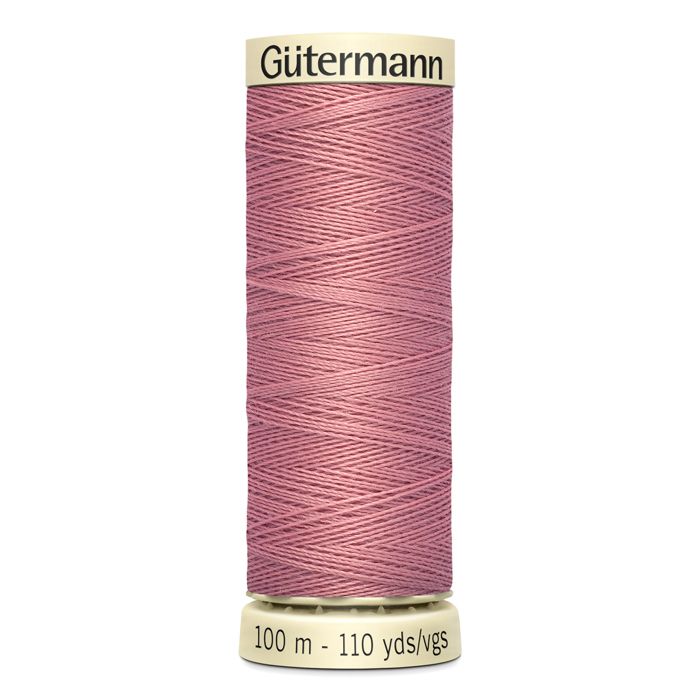 Fil à coudre 100% polyester Gutermann 1 Bobine - Att 473 - rose vintage