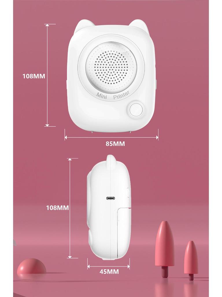 AI Children's Sticker Printer: Smart Voice & Image Generation Toy