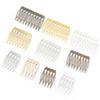 10pcs Simple Hairpins Hair Combs Metal 5 8 10 Teeth Bridal Hair Comb For Women Bridal DIY Wedding Hair Pins Headwear Accessories