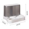 Cat Water Bowl Moderate Capacity Removable Double Pets Water Food Bowl for Pets