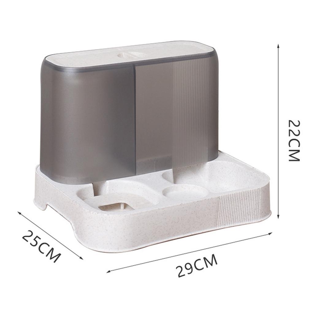 Cat Water Bowl Moderate Capacity Removable Double Pets Water Food Bowl for Pets