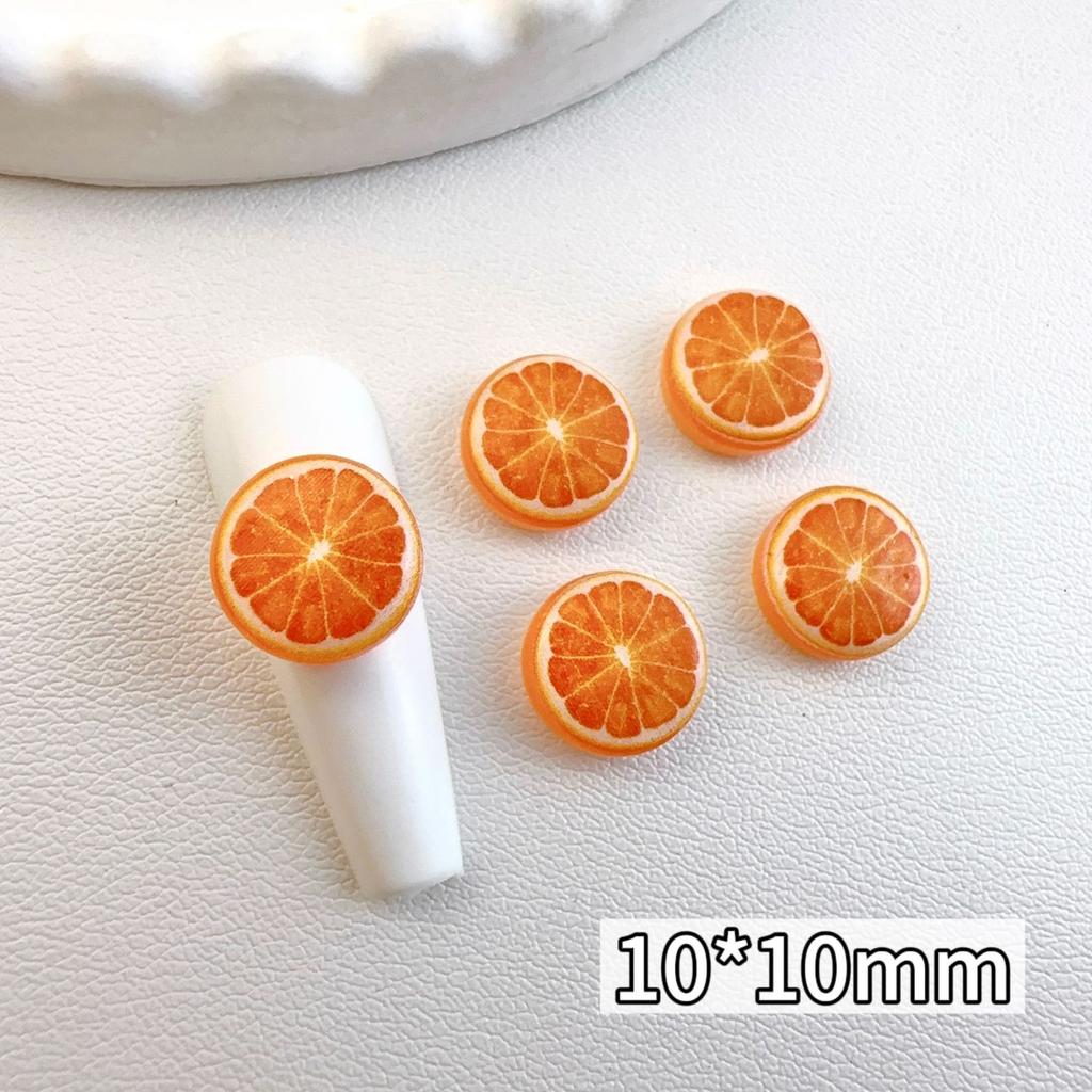 New Simulation Fruit Resin Slices Nail Art Accessories Mini Cute Flat Decoration Phone Case Hairpin Nails