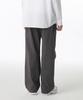 MUSINSA STANDARD Nylon Crease One-Tuck Wide Elastic Waist Pants [Gunmetal]