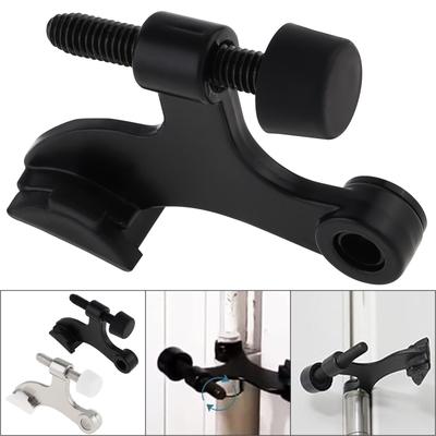 Schwarz Silber Verstellbarer Scharnierstift Türstopper Schwerlast Gummi Puffer Spitze Universelle Passform