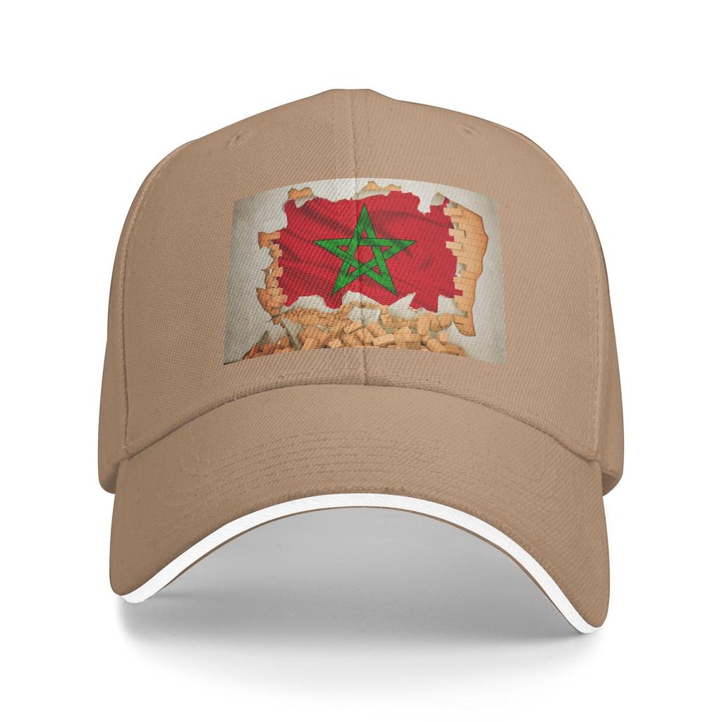 Sandwich Baseball Cap for Men & Women, 3-Layer Contrast Design Adjustable Hat, Lightweight Durable Cap