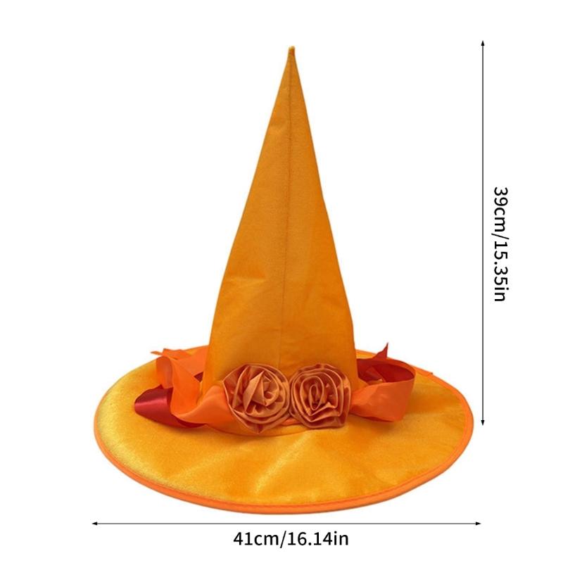 Lightweight Pointed Witch Hat With Stylish Design Halloween Costumes Accessories Comfortable Clothing Accessory