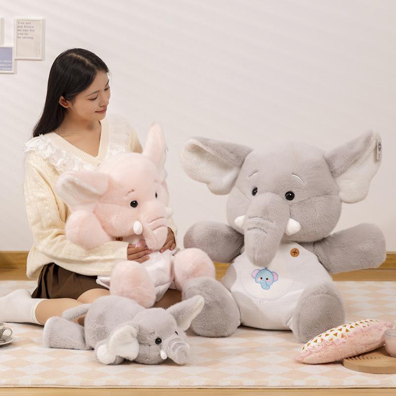 Adorable Elephant Plush Toy For Kids Soft Stuffed Animal Doll Perfect For Birthdays