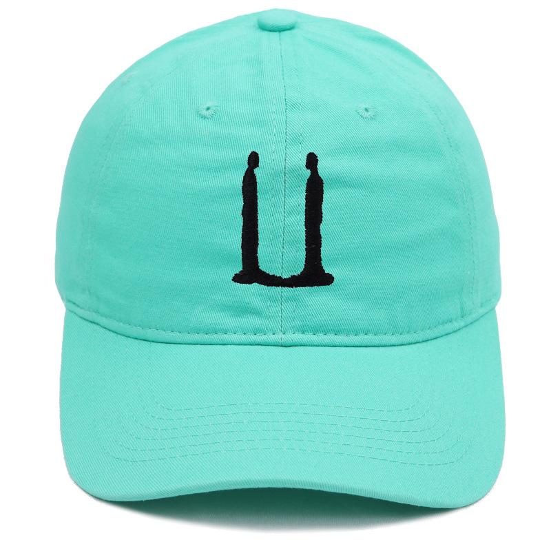 

Новая бейсболка G-Dragon Тракерская шляпа Высокое качество Ретро вышивка K-pop Женская кепка Регулируемая пряжка Унисекс зелёный