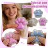 Transparent Cat Paw Shaped Stress Relief Toy Squishy Soft Silicone Squeeze Fidget Sensory Decompression Toy for Hands