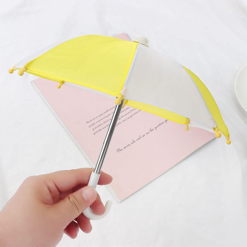 Rainbow Colors Mini Rain Gear Color Matching Patch Dollhouse Accessories Colorful Doll Umbrella