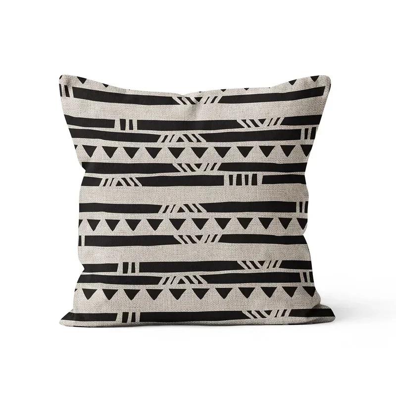 Nordic Decoration Home Cushion Cover Boho Ethnic Living Room Bedroom Sofa Covers 45X45Cm Abstract Sofa Bed Printed Pillow Case