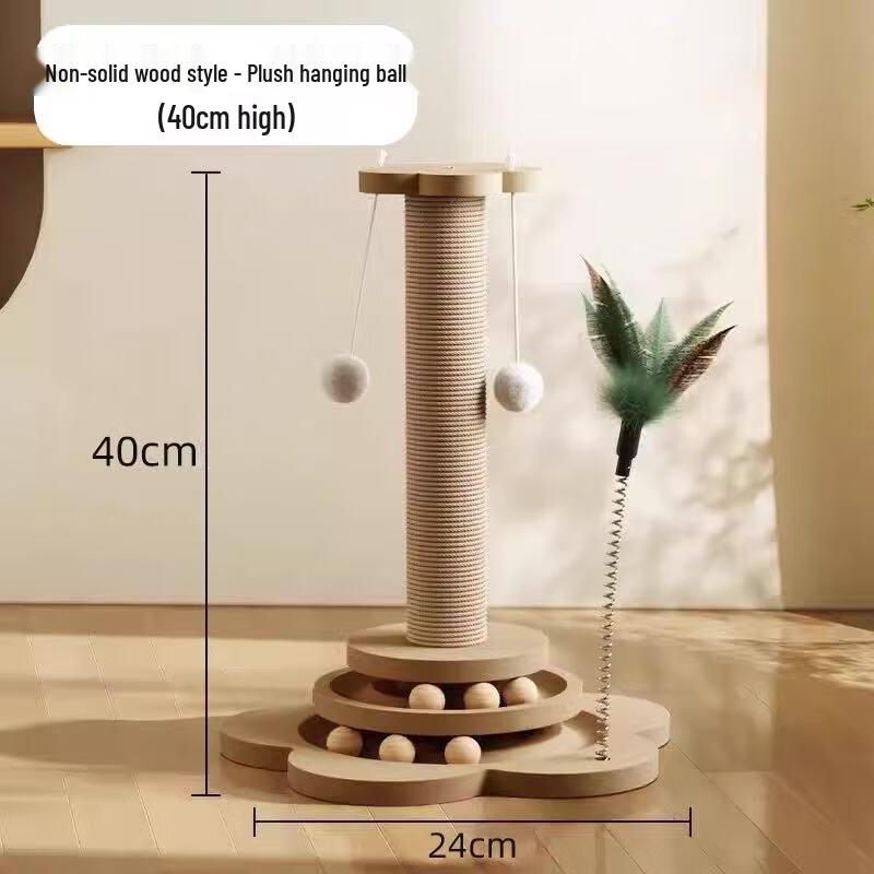 Вертикальная когтеточка для кошек