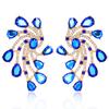 Geometric Alloy Earrings For Women With Symmetrical Design And Fall Fashion Trend