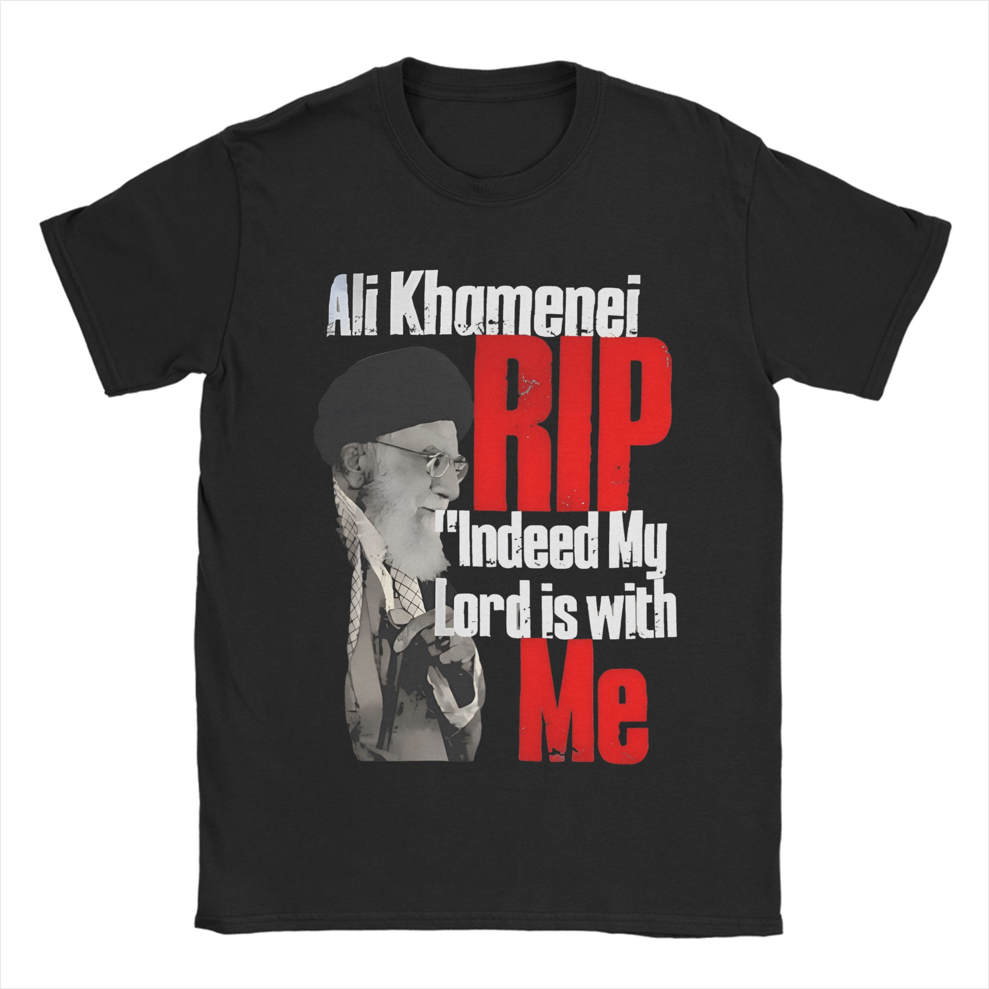 

Ali Khamenei Forever Love Men s T Shirt Vintage Tees Short Sleeve Crew Neck T-Shirts 100% Cotton Gift Idea Clothes S
