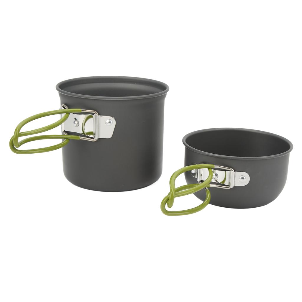 Camping Cookware Kit Portable Camp Kitchen Cooking Utensil Set Outdoor Cooking Grilling Utensil Organizer Travel Set