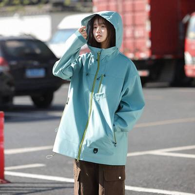 Ootd Outdoor Water-Proof Mountaineering Jacket Plastic Jacket Jacket Women'S Versatile Casual Couple Top Jacket