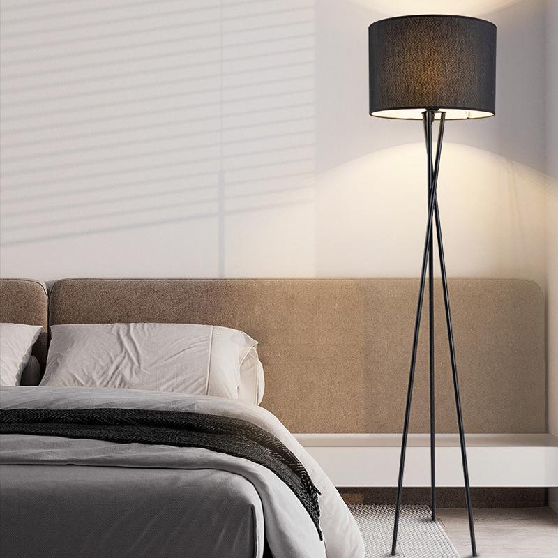 Nordic Modern Three-Legged Floor Lamp - Elegant Minimalist Lighting for Living Room, Bedroom, or Homestay.