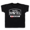 BATES MOTEL OFICIAL NÃO OFICIAL HITCHCOCK PSYCHO NORMAN LOGO TV CRIANÇAS CRIANÇA Camiseta