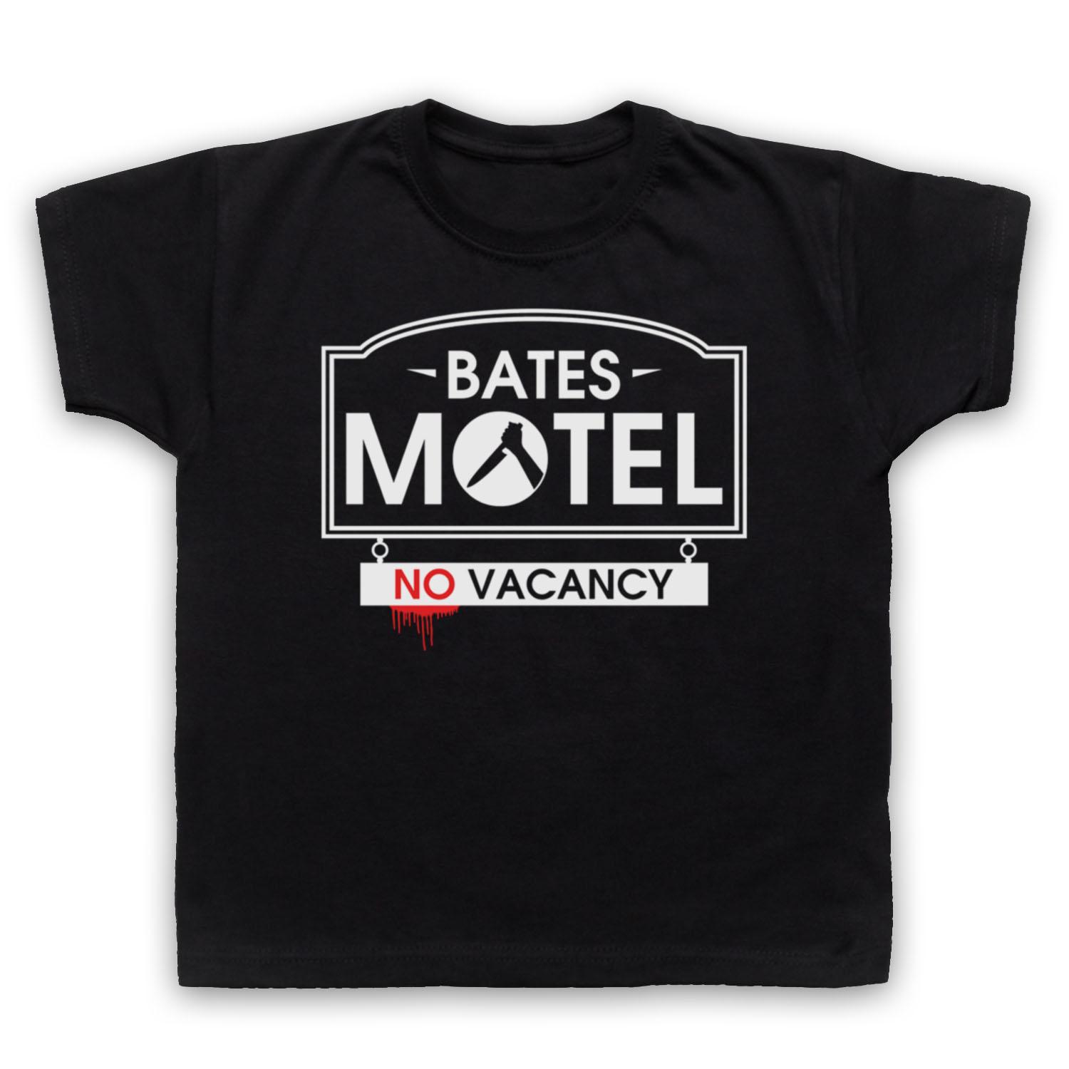BATES MOTEL UNOFFICIAL HITCHCOCK PSYCHO NORMAN LOGO TV KIDS CHILDS T-shirt 160