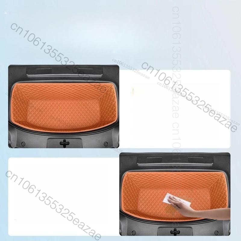 Für CHANGAN Deepal S05 S07 2025 2026 Fachmatte Haube Fach Leder Vollumrandung Schutzpolster