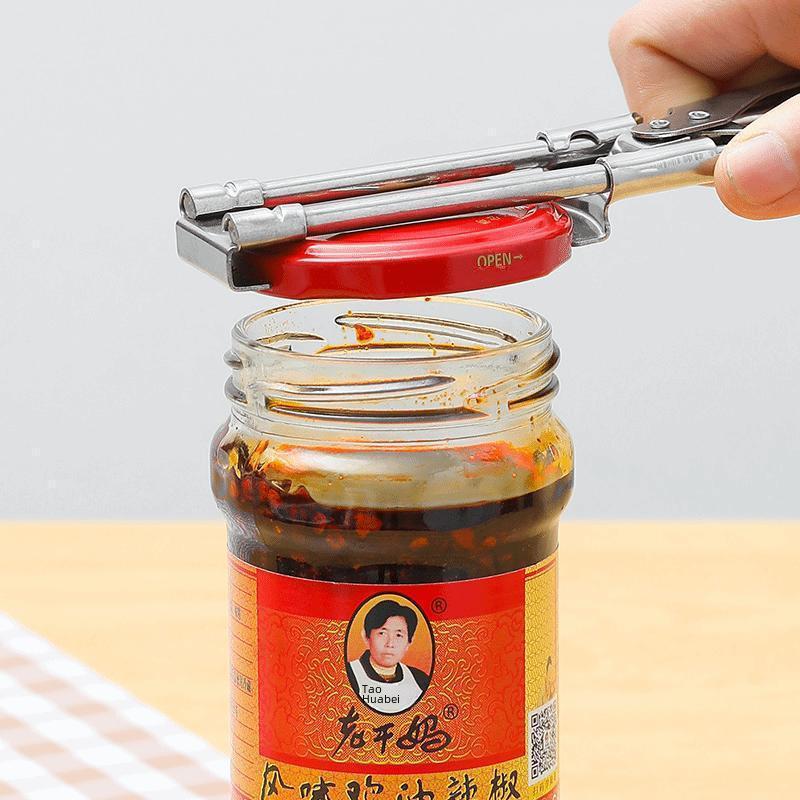 Rotating Manual Bottle Opener for Easy Cap Twisting and Opening of Bottles, Cans, and Screw Caps