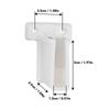 12pcs With Screws Wire Shelf Wall Bracket White Wire Rack Side Bracket Wire Shelf End Bracket  Wall