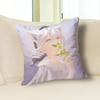 S-Shirakami Cute F-Fubuki Pillow Cases for Bedroom Living Room Sofa Home Decor Polyester Cushion Cover with Zipper