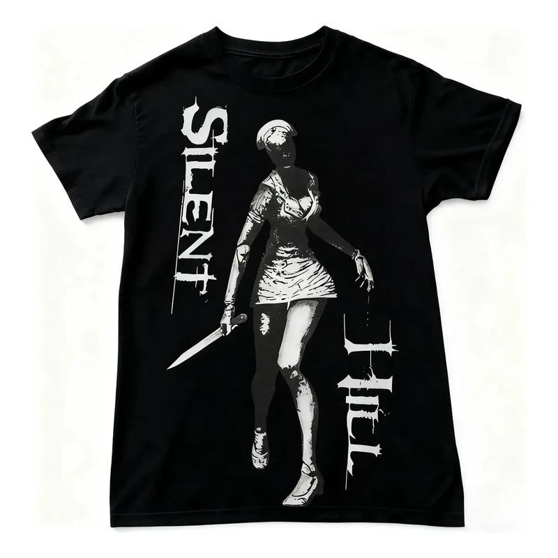 Camiseta Con Estampado Nurse Knife De Silent Hill S разноцветный