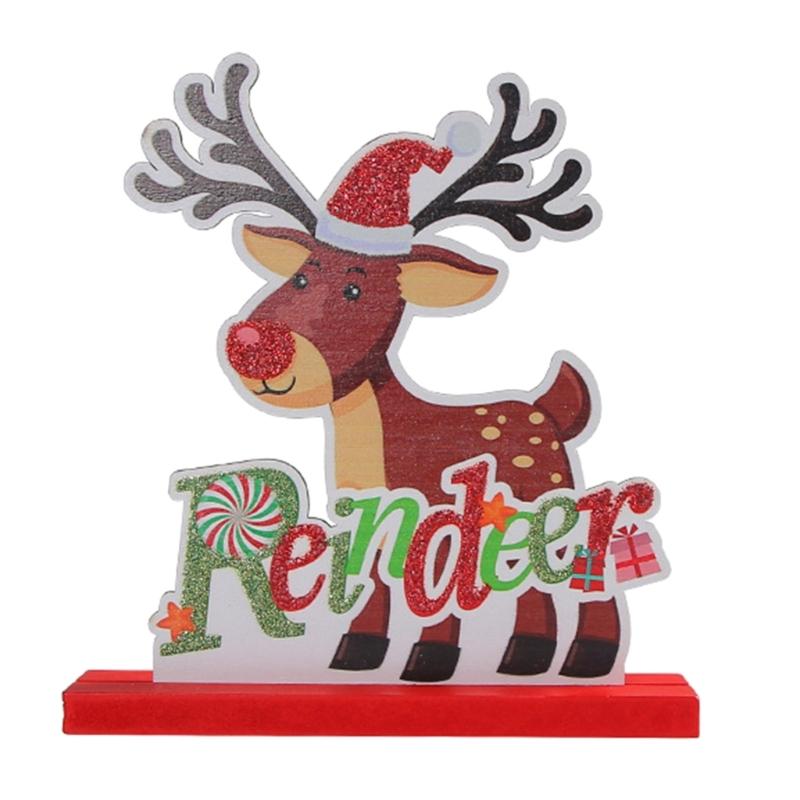 Multifunction Christmas Wood Ornament Party New Year Decoration Present