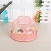 Versatile Cake Container Portable Cake Transport Carrier with Handle Pastry Tray
