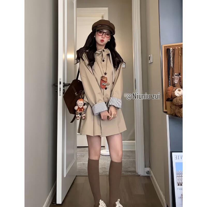 Inman Damen 2025 Herbst Outdoor Kapuzenjacke Relaxed