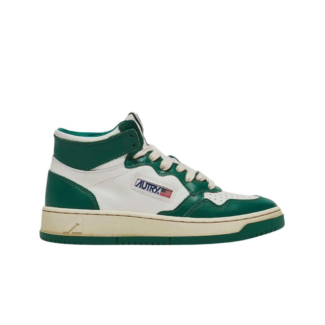 

Autry Medalist Mid Leather Sneakers Green White EU 41