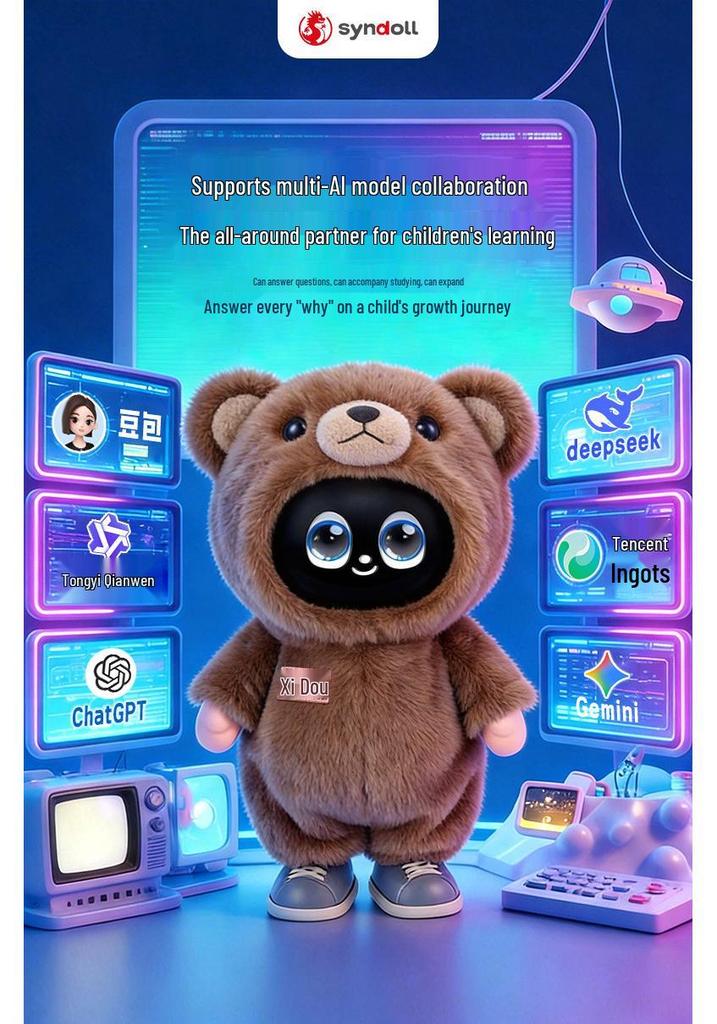 Xi Dou Smart AI Interactive Educational Robot Toy for Children – Emotional Dialogue & Companion Gift