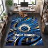 Crystal Velvet Rug Club Brugge FC Print Custom Name Text Floor Mat Home Decor