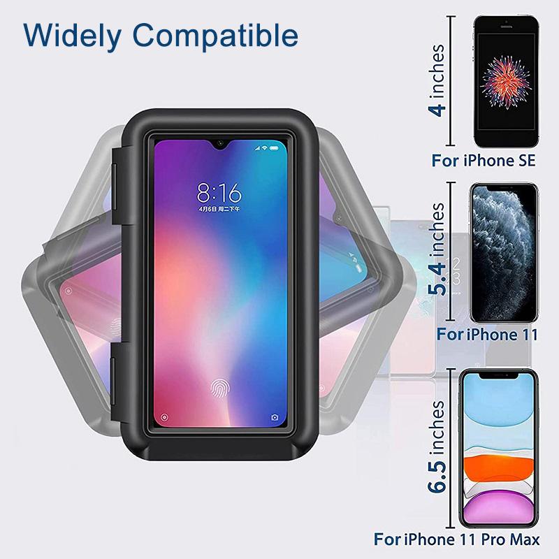 Upgrade Waterproof Bicycle Phone Bag Case Cover Motorcycle Bike Handlebar Cell Phone Mount for iPhone 15 16 17 Samsung Xiaomi