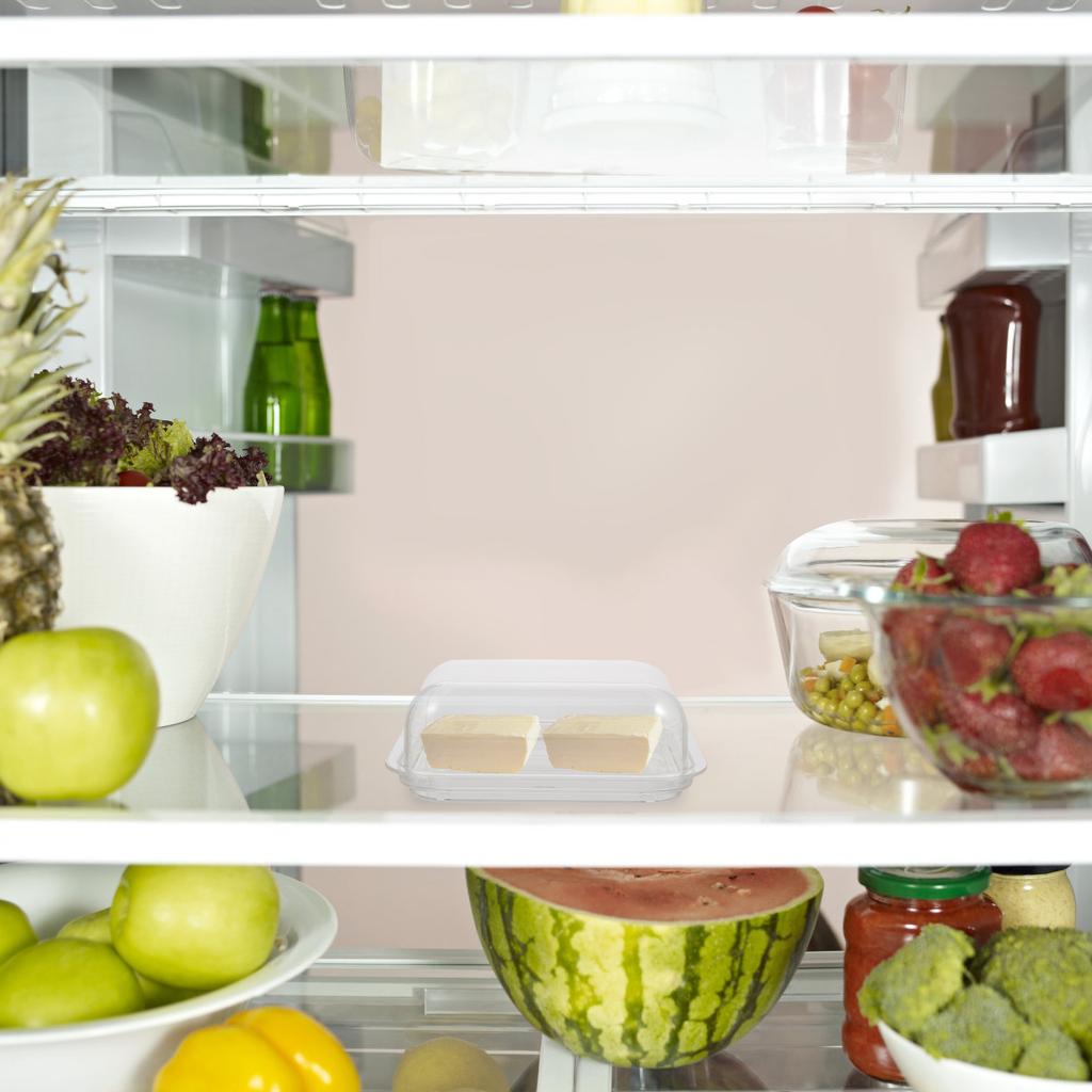 Butter Box Home Tableware Dish with Lid Crisper Food Mini Dessert Server Restaurant Holder